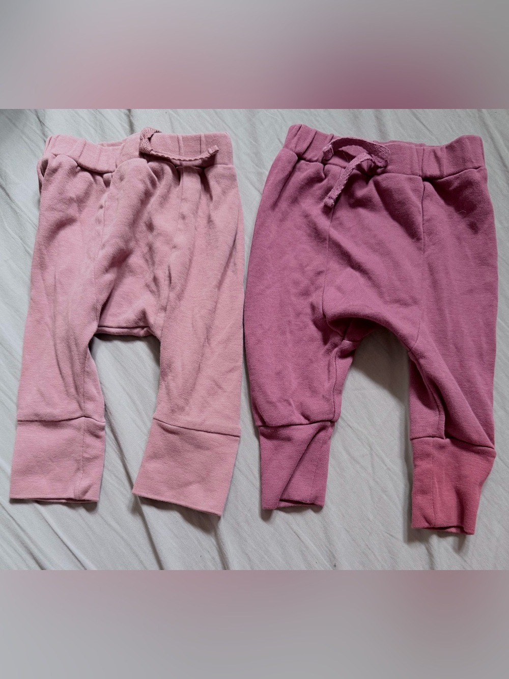 kate quinn Pink & Mauve Pull-On Jogger Pants - Set of 2